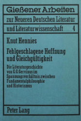 Fehlgeschlagene Hoffnung und Gleichgültigkeit