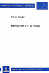 Hofmannsthal et la France