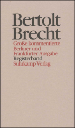Registerband - Brecht, Bertolt