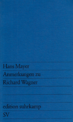 Anmerkungen zu Richard Wagner