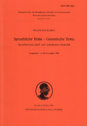 Sprachliche Texte - Genetische Texte