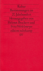 Kultur - Bestimmungen im 20. Jahrhundert