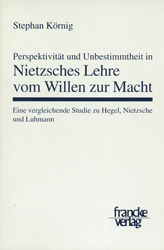 Perspektivität und Unbestimmtheit in Nietzsches Lehre vom Willen zur Macht