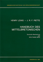 Handbuch des Mittelbretonischen