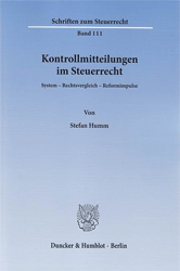 Kontrollmitteilungen im Steuerrecht