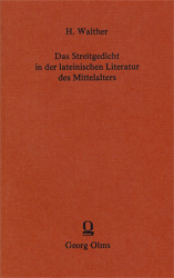 Das Streitgedicht in der lateinischen Literatur des Mittelalters