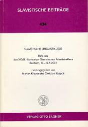 Slavistische Linguistik 2002.