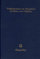 Verskonkordanz zur Alexandreis des Walter von Châtillon