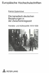 Die kanadisch-deutschen Beziehungen in der Zwischenkriegszeit