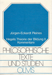Hegels Theorie der Bildung. Band II