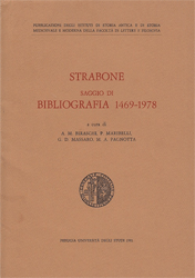 Strabone, saggio di bibliografia 1469-1978