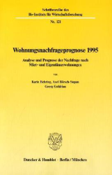 Wohnungsnachfrageprognose 1995