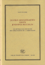 Jacobus Hoogstraeten gegen Johannes Reuchlin