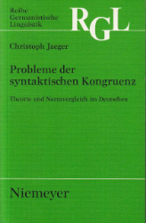 Probleme der syntaktischen Kongruenz