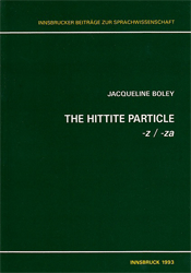 The Hittite Particle -z/-za