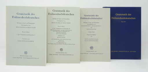 Grammatik des Frühneuhochdeutschen. Vier Bände