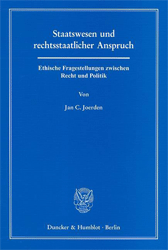 Staatswesen und rechtsstaatlicher Anspruch