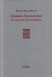 Salomon Formstecher - Ein deutscher Reformrabbiner