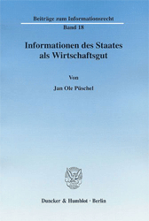 Informationen des Staates als Wirtschaftsgut