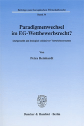 Paradigmenwechsel im EG-Wettbewerbsrecht?