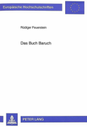 Das Buch Baruch - Feuerstein, Rüdiger