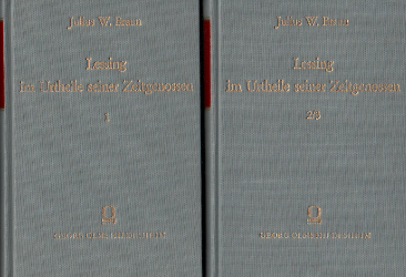 Lessing im Urtheile seiner Zeitgenossen