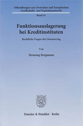 Funktionsauslagerung bei Kreditinstituten