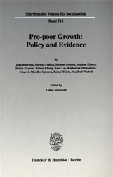 Pro-poor Growth: Policy and Evidence