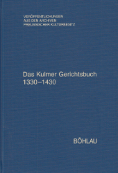 Buchcover Das Kulmer Gerichtsbuch 1330-1430