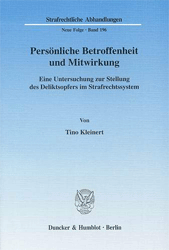 Persönliche Betroffenheit und Mitwirkung