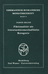 Fiktionalität als literaturwissenschaftliche Kategorie