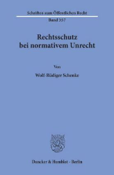 Rechtsschutz bei normativem Unrecht