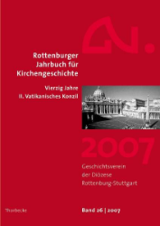 Rottenburger Jahrbuch für Kirchengeschichte 26/2007