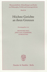 Höchste Gerichte an ihren Grenzen