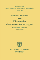 Dictionnaire d'ancien occitan auvergnat