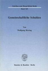 Gemeinschaftliche Schulden