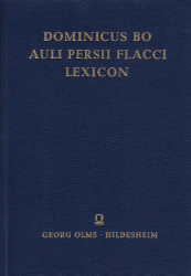 Auli Persii Flacci Lexicon