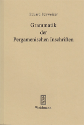 Grammatik der Pergamenischen Inschriften