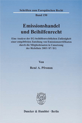 Emissionshandel und Beihilfenrecht