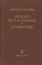 Lexique de la langue de La Bruyère