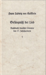 Carcell de Amor. Oder/ Gefängnüß der Lieb