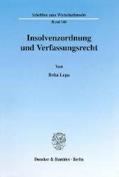 Insolvenzordnung und Verfassungsrecht