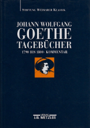 Goethe Tagebücher. Band II,2: 1790-1800. Kommentar