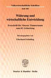 Währung und wirtschaftliche Entwicklung