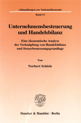 Unternehmensbesteuerung und Handelsbilanz