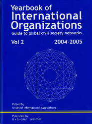 Yearbook of International Organizations. Volume 2: Geographic Volume