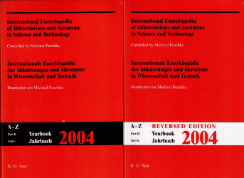 Internationale Enzyklopädie der Abkürzungen und Akronyme in Wissenschaft und Technik