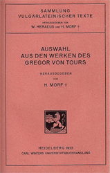 Auswahl aus den Werken des Gregor von Tours