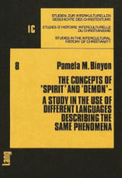 The Concepts of 'Spirit' and 'Demon'