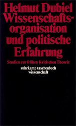 Wissenschaftsorganisation und politische Erfahrung